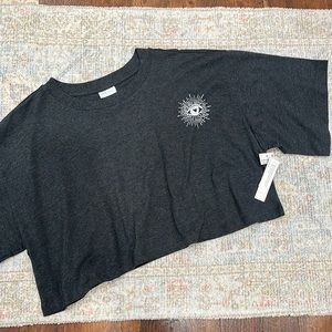 NWT Cropped Graphic Tee